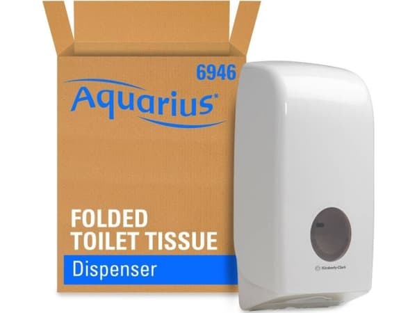 Kimberly-Clark soap dispenser Kimberly-Clark Aquarius - Folded toilet paper dispenser - White