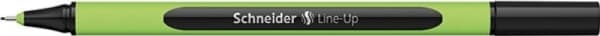 Schneider Schreibgeräte Line-Up, svart, svart, grön, plast, triangulär, safir-svart, 0,4 mm