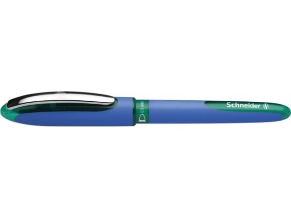 Schneider Schreibgeräte One Hybrid C, Stiftpenna, Blå, Grön, Grön, Gummi, 0,5 mm, Ambidextrous