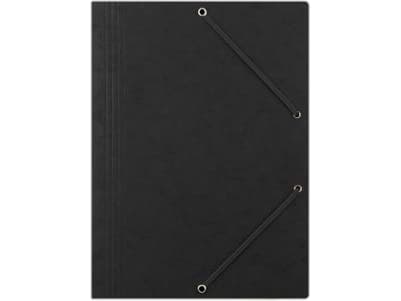 Donau Folder A4 pressboard with elastic black (8643080-01PL)