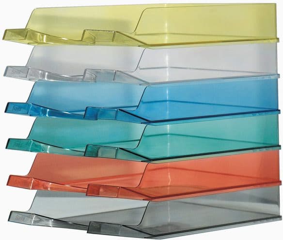Bantex BORDSKUFFE TRANSPARENT BLÅ 100553683