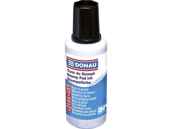 DONAU Stämpelbläck, 30 ml, svart