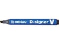 Miniatyrbild 1 av 3: DONAU D-Signer V permanent märkpenna, avgränsning, 1-4 mm (linje), svart