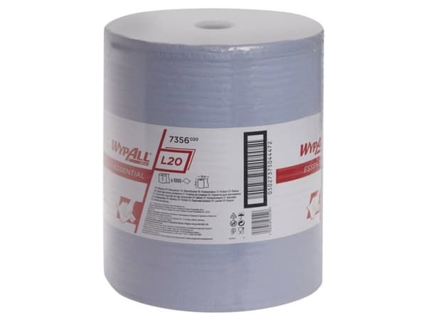 Kimberly-Clark Kimberly-Clark Wypall L20 - Rullrengöringsmedel, blå, 2 lager - 1000 stubbar