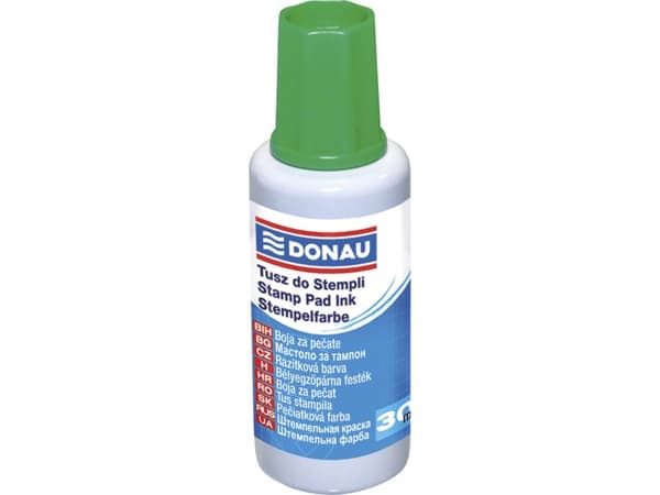 Donau DONAU stempelblekk, 30ml, grønn