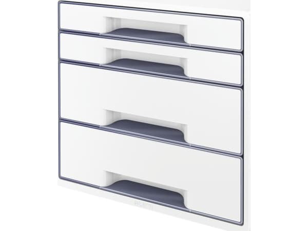 Leitz 52131064, 4 skuffer, Grønn, Metallisk, 287 x 363 x 270 mm