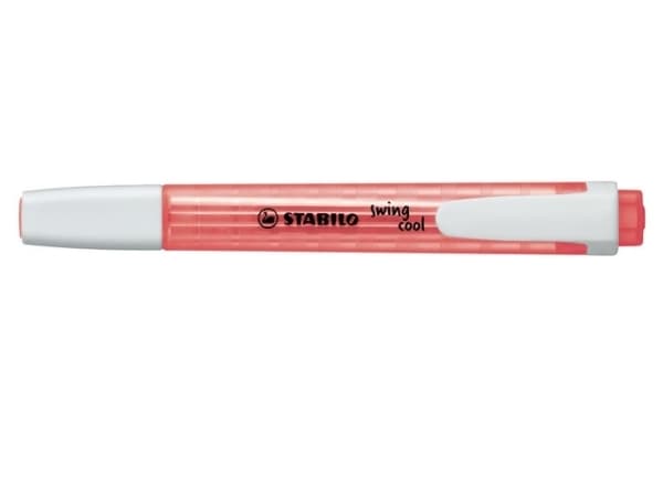 STABILO swing cool Pastel, 1 stykker, Rosa, Meisel tupp, Rosa, Hvit, 1 mm, 4 mm