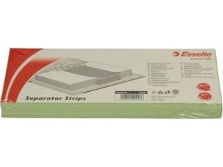 Esselte Pahvinerotin 1/3 A4 100kpl vihreä (ET6958)