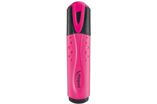 Maped Fluo Peps Classic, 1 styck, Rosa, Svart, Rosa, Rosa