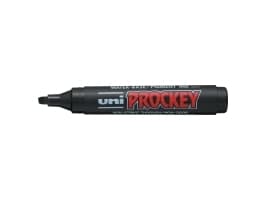 Permanent marker Uni-ball Prockey PM-126, skrå, sort
