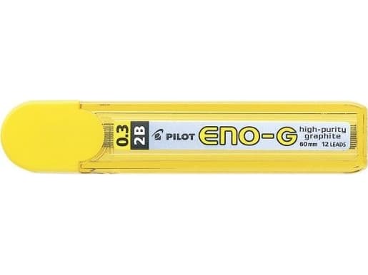 Pilot blyertsminor 0,3 mm 2b