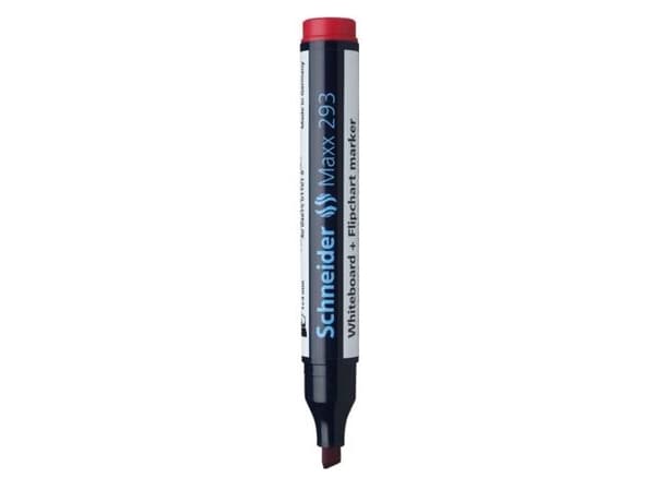 Schneider Schreibgeräte Maxx 293, 10 stykker, Rød, Meisel tupp, Rund, Medium, 2 mm