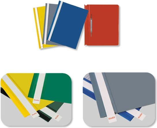 Folder Biurfol Folder A4 hard - gray pack of 10
