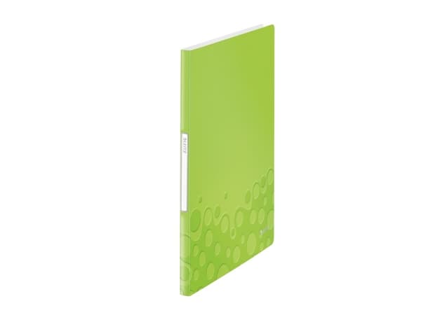 Leitz WOW - Visningsbok - 20 utrymmen - för A4 - kapacitet: 40 ark - grön-metallic