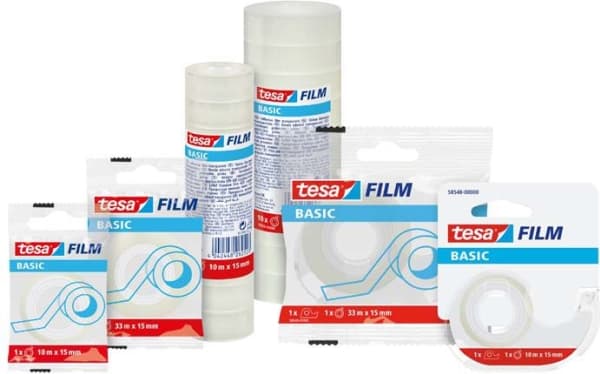 TESA Basic, 33 m, Gjennomsiktig, tesafilm, 15 mm, 1 stykker