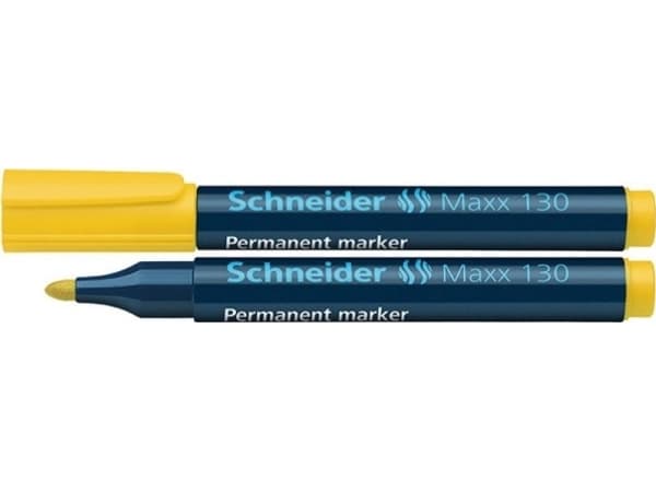 Schneider skriveredskaper Maxx 130, Gul, 3 mm