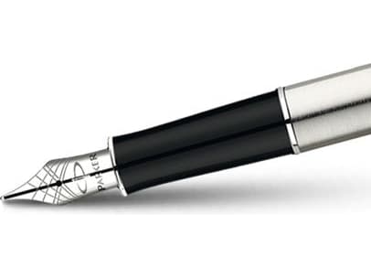 Parker Sonnet, Svart, Rostfritt stål, Blå, Metall, Stål, 1 styck