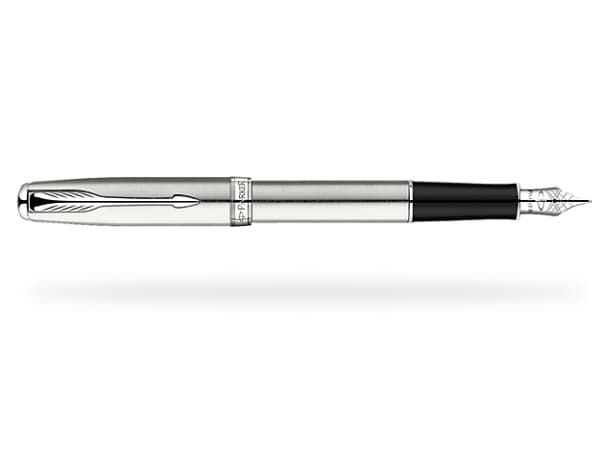 Parker Sonnet, Svart, Rostfritt stål, Blå, Metall, Stål, 1 styck