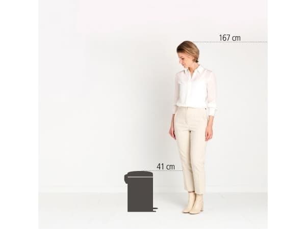 Brabantia NewIcon, 12 L, Rund, Blå, Poljin, Belgia, 25,1 cm