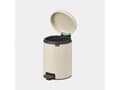 Miniatyrbild 4 av 5: Brabantia NewIcon, 5 L, Rund, Beige, Pedal, Belgien, 20,5 cm