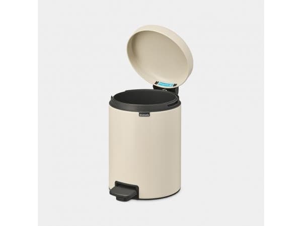 Brabantia NewIcon, 5 L, Rund, Beige, Pedal, Belgien, 20,5 cm