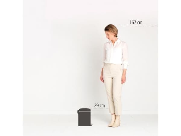 Brabantia NewIcon, 5 L, Rund, Beige, Pedal, Belgien, 20,5 cm