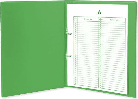 Biurfol Folder for Personal Files - light green