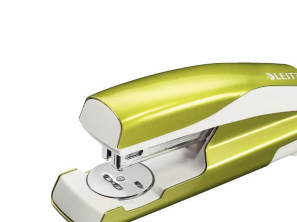 Leitz NeXXt WOW 5502, 30 ark, Grønn, Metallisk, 24/6, 26/6, 3 mm, Topp, 140 stifter