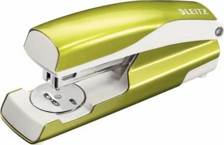 Leitz NeXXt WOW 5502, 30 ark, Grønn, Metallisk, 24/6, 26/6, 3 mm, Topp, 140 stifter