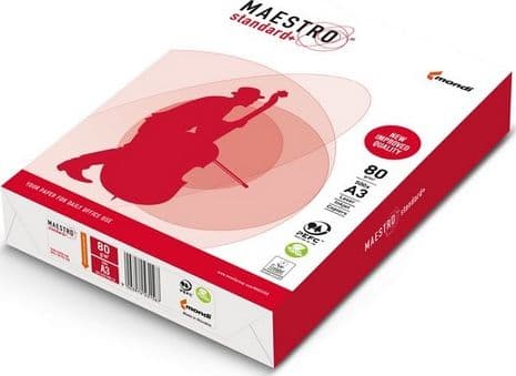 Mondi kopieringspapper Maestro Standard+ A3 80g 500 ark