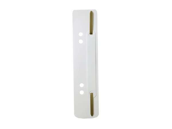 Durable 690102, Dokumentklemme, Hvit, Metall, Plastikk, 250 stykker