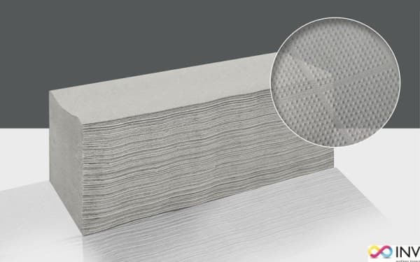 Cliver TOWELS ZZ CLIVER 1W RECYCLED PAPER (20 X 200), GRAY
