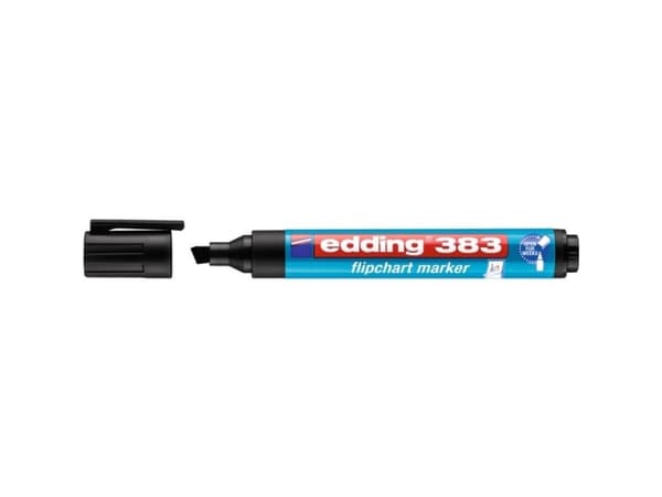 Edding MARKER 383 L/F FLIP.BLACK FLIPCHART MARKER (383/011/C ED)