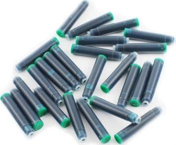 Pelikan TP/6, Grön, Grön, Reservoarpenna, 6 styck