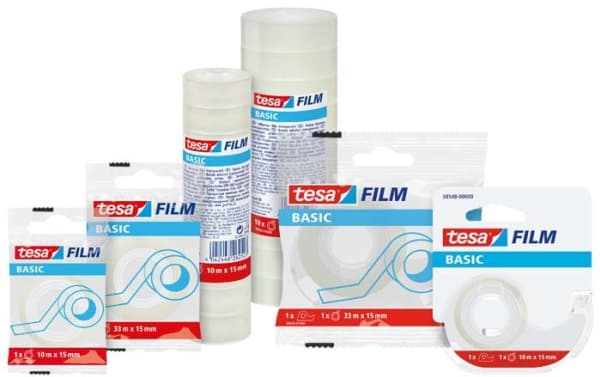 TESA Basic, 33 m, Gjennomsiktig, tesafilm, 15 mm, 1 stykker