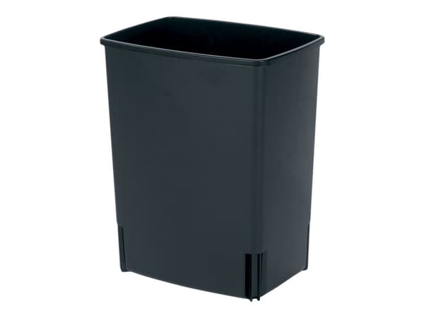 Brabantia - Søppelbøtte - flipp-lokk - 10 L - plast - svart