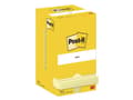 Miniatyrbild 4 av 5: Post-It 654-CY, Torg, Gul, papper, PEFC, 76 mm, 76 mm