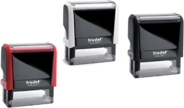 Trodat 44086 Tekststempel Sort 58 x 22 mm (bxh)