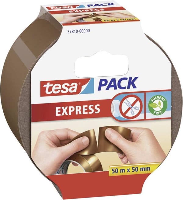 Tesa 57810 57810-00-01 Förpackningstejp Tesapack Express Brown (LXB) 50 MX 50 mm 1 rullar