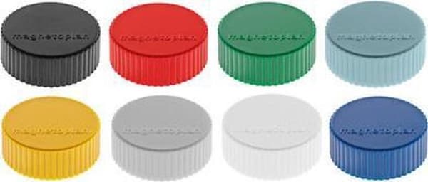 Magnetoplan Magnet Discofix Magnum (Ø x H) 34 mm x 13 mm rund Rød 10 stk. 1660006