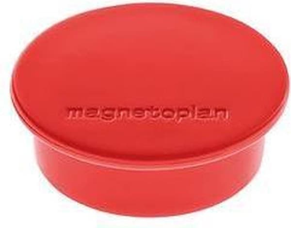 Magnetoplan Magnet Discofix Färg (Ø x H) 40 mm x 13 mm rund Röd 10 st 1662006