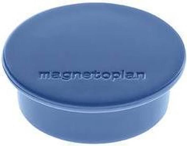Magnetoplan Magnet Discofix Farve (Ø x H) 40 mm x 13 mm rund Mørkeblå 10 stk. 1662014