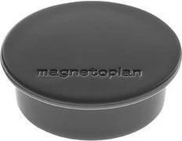 Magnetoplan Magnet Discofix Farve (Ø x H) 40 mm x 13 mm rund Sort 10 stk. 1662012