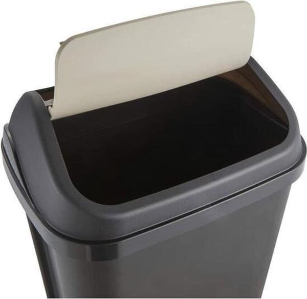 Gyngespand Swantje skraldespand 39x29x66 - 50 L Graphite Keeper 10308