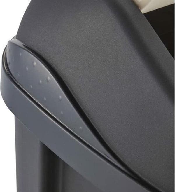 Gyngespand Swantje skraldespand 39x29x66 - 50 L Graphite Keeper 10308