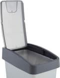 Miniatyrbillede 6 af 10: Affaldsbeholder med klaplåg 47x39x24 - 25 L Magne Sort/Grå Keeper 10604