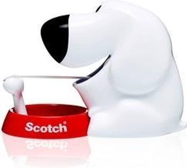 Scotch® Tape Dispenser Design Dog + 1 rulle Scotch® Magic™ Tape 19 mm x 7,5 m