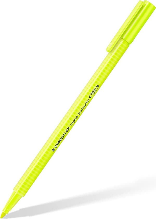 STAEDTLER triplus textsurfer - trekantig textmarkör - Box med 4 färger