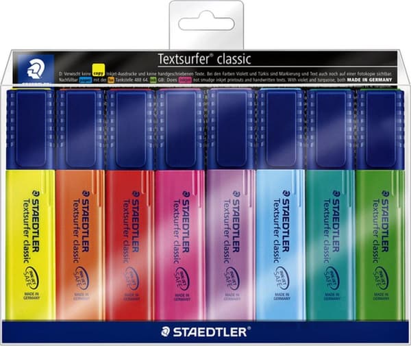 STAEDTLER Textsurfer klassinen tekstimerkki - sarja 8 kpl
