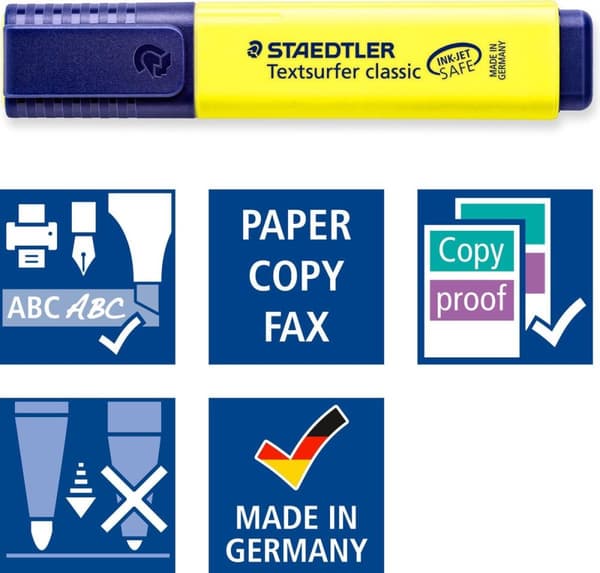 STAEDTLER Textsurfer klassinen tekstimerkki - sarja 8 kpl